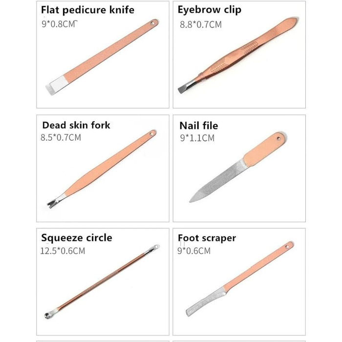 Набір різаків для нігтів, набір для важкої стрижки нігтів, дорожній набір для нігтів, портативні набори для нігтів, аксесуари для нігтів, аксесуари для манікюру нігтів, набір для чищення та догляду, підходить для чоловіків і жінок для стрижки ih