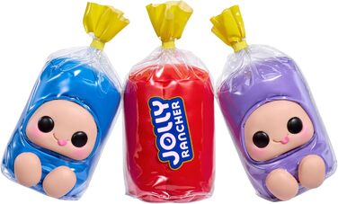М'які плюшеві іграшки Jolly Rancher колекційний набір з 3 шт. (чорниця, вишня, виноград), для будь-якого віку