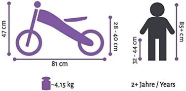 Дитячий велосипед-балансир дитячий велосипед-балансир для хлопчиків та дівчаток від 2-3 років 10-дюймовий спортивний дитячий велос