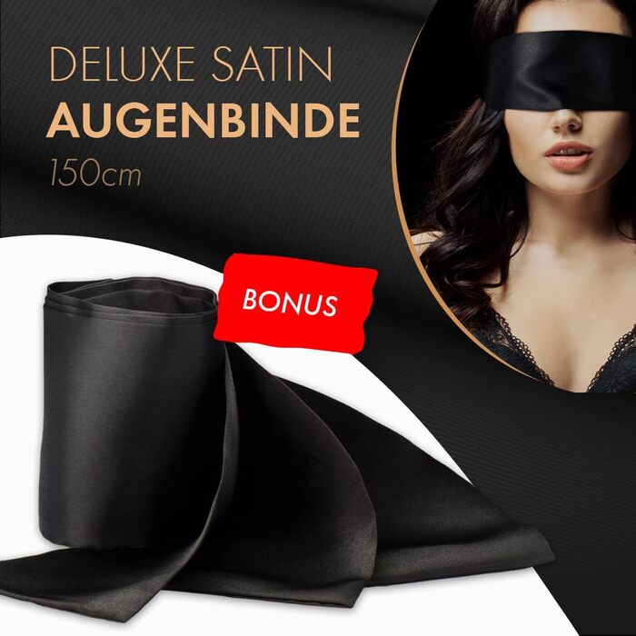 Обмежувачі ліжка Секс-іграшка для пар I Надзвичайно стійкий набір BDSM бондажів з обмеженнями ліжка, наручниками, завязаними очима