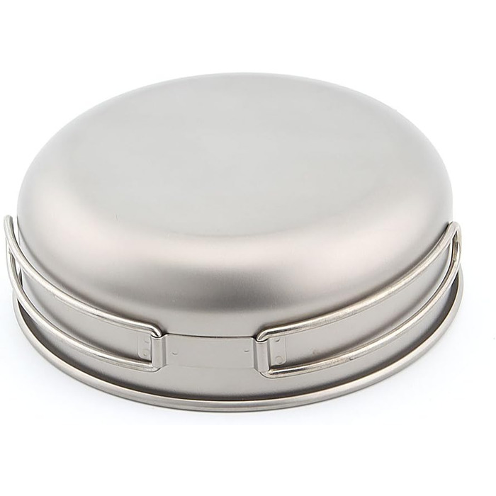 Титанова миска Keith, 300 мл 600 мл, Надлегка, Посуд для кемпінгу, Миски для пікніка, Портативна складна ручка (Ti5326-600 мл) Ti5326, 600 мл