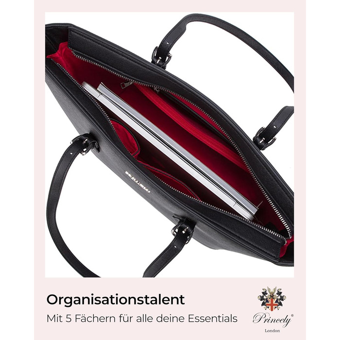 Стильна жіноча сумочка - Простора сумка на блискавці з внутрішніми відділеннями M Black