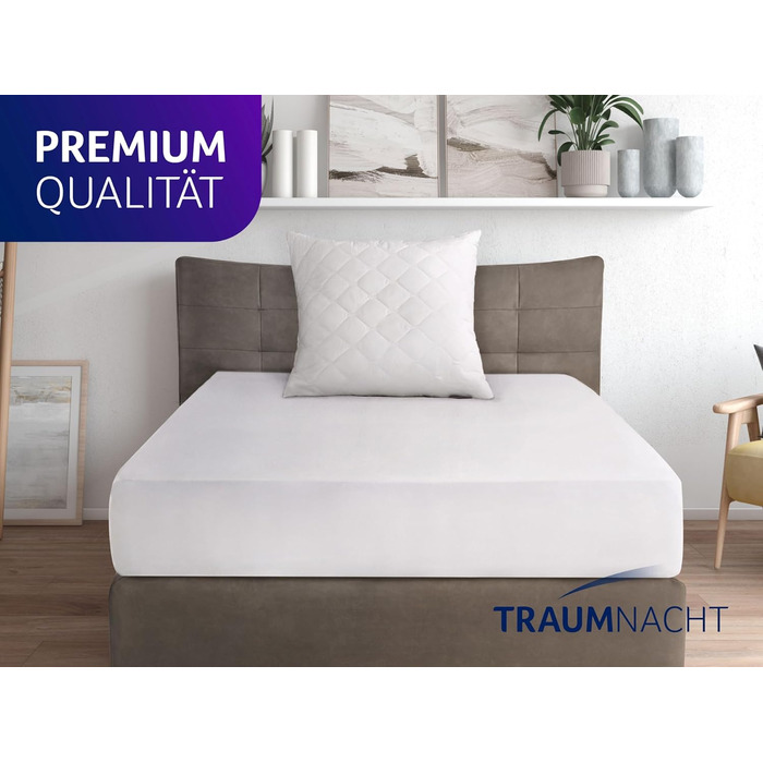 Набір з 2 подушок з м&39яким чохлом з мікрофібри, сертифікована подушка ko-Tex із блискавкою, 80x80 см, виготовлена за німецькими стандартами якості, 2 шт. 80 x 80