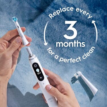 Змінні насадки для щітки Oral-B iO Ultimate Clean, білі, 2 шт. и наповнювачів Ultimate Clean (2 шт. и) білі