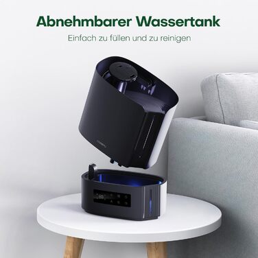 Зволожувач повітря CONOPU, зволожувач повітря для спальні 6 л для великих кімнат, 60-годинний ароматичний дифузор для кімнатних ро