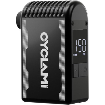 Електричний міні-велосипедний насос A2MAX з цифровим манометром 150 PSI, автоматичним відключенням, з клапанами Presta та Schrader для електровелосипедів, гірських та міських велосипедів