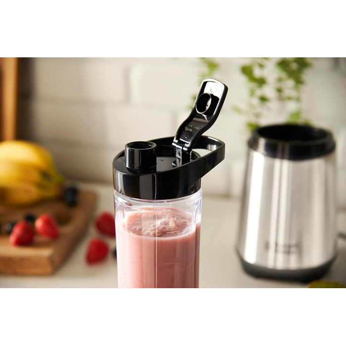Блендер Russell Hobbs - блендер та блендер для приготування смузі з собою двигун 23 500 об/хв, вкл. 1 глечик для блендера 600 мл (