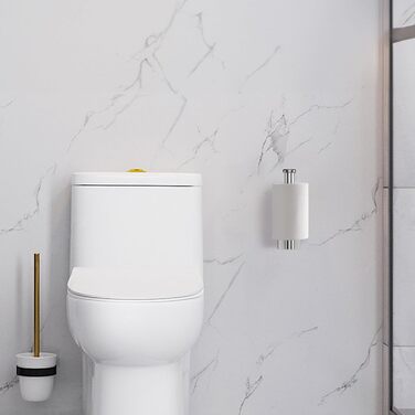 Самоклеючий тримач для туалетного рулону, тримач для туалетного рулону для унітазу без свердління, тримач для туалетного рулону, н