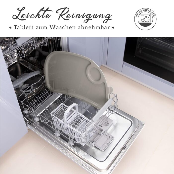 Дитячий стільчик для годування Sweety Fox з функцією нахилу - Висувний і складаний, стільчик з ременями безпеки - Зростаючий стіль