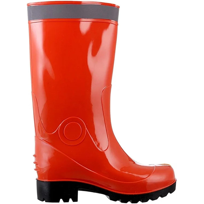 Чоловічі гумові чоботи з ПВХ, заввишки до литки, водонепроникні, безшовні, нековзні, м&39які, для використання на вулиці, гумові чоботи для дорослих, розмір 42 EU, помаранчеві