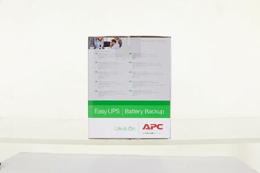 ДБЖ APC Easy UPS - BVX900LI-GR - джерело безперебійного живлення 900 ВА з виходами Schuko, запобіжник акумулятора та захист від перенапруг, резервний акумулятор зі стабілізатором стабілізатора, світлодіодні індикатори (1200 ВА / 650 Вт, IEC - IEC - IEC - 