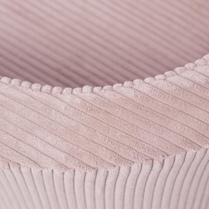 Дитяче крісло MISIOO від 1 року - Преміальне дитяче крісло, стійке та м&39яке, з ергономічною м&39якою підкладкою, 40x53x36 см - Дитяче крісло від 1 року, рожевий вельвет