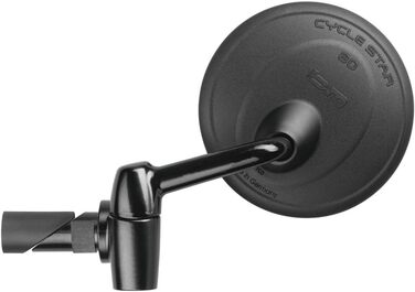 Велосипедне дзеркало Busch & Mller Cycle Star Ø80 мм, внутрішнє кріплення на кермо 17,2-22 мм, складне, 903/7