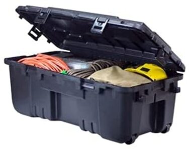 Навісний ящик для зберігання, 108 літрів, чорний, великий, різнокольоровий/океанські припливи, 1819 XXL