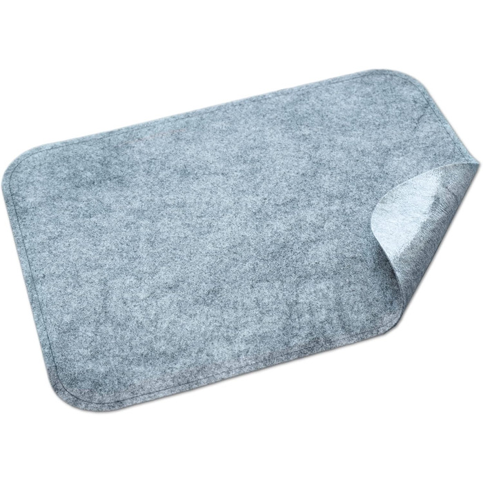 Килимок для бруду - СУПЕРТОНКИЙ 2 мм, Самоклеючий килимок для дверей, Килимок для взуття, Килимок для дверей, Килимок для очищення, Монтажний килимок, Нековзний - Миється - Сірий, Різні розміри (75 x 119 см)