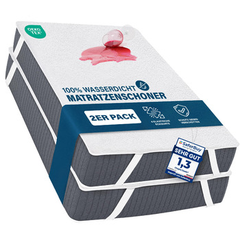 Наматрацник Utopia Bedding 90 x 200 см (2 шт.) водонепроникний, з еластичними кутовими ремінцями, сертифікований Oeko-TEX дихаючий наматрацник, білий 90 x 200 см (2 шт.) білий