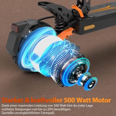 Електричний самокат 48V 15Ah Електричний самокат Електричний самокат, 9-дюймові пневматичні шини Електричний самокат E-Scooter Еле