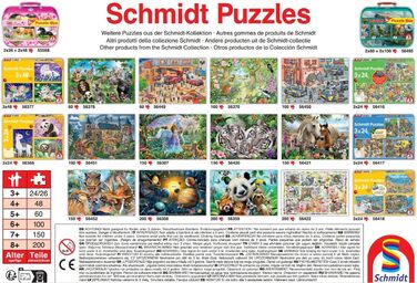 Дитячий пазл Schmidt Spiele 56307 Принцеса з єдинорогом і замком 150 елементів кольоровий