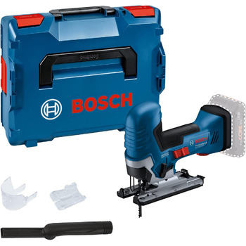Акумуляторний лобзик Bosch Professional 18V System GST 18V-125 S (ідеально підходить для вигинів і перерізів, тримач пиляльного по
