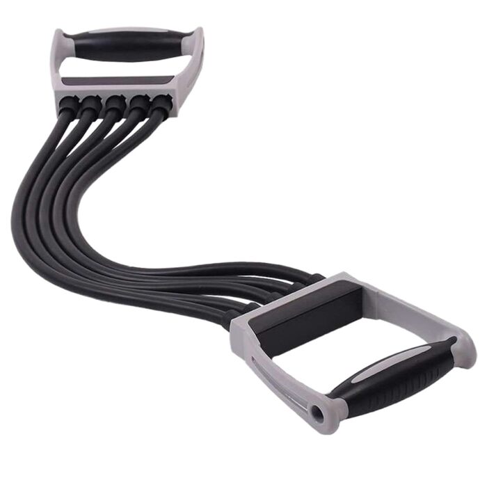 Фітнес-обладнання 1 x Пуллер Еспандери для вправ Еспандер для грудей Для чоловіків Гімнастичні стрічки Для чоловіків Еспандер для вправ на прес Фітнес-мотузка Настінний ролик Пластик з поліпропілену Чорна пружина