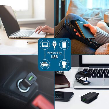 Зарядний пристрій Ansmann Comfort Smart для акумуляторів типу AA та AAA з 4 батареями типу AA ємністю 2850 мАг Швидка зарядка з функцією швидкої перевірки ємності У комплекті USB-кабель довжиною 1 м 3 роки гарантії, білий (1001-0092-02)