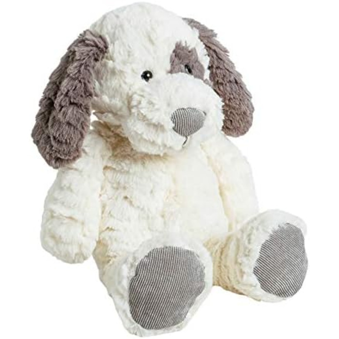 М'яка іграшка Mollis Собака 36 см, біл-сірий
