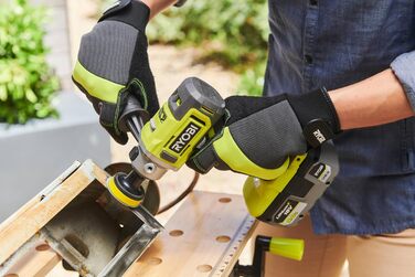 Акумуляторна полірувальна машина RYOBI 18 В ONE RDP18-0 (полірувальний диск 50/75 мм, 2-швидкісний редуктор, знімна ручка, без аку