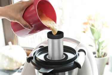 Насадка Sptzle (міксле), сумісна з Thermomix TM6, TM5, TM31 і TM Friend, аксесуарами, шпецле-машиною, виготовлена з нержавіючої сталі, безпечної для харчових продуктів