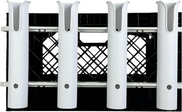 Настінні тримачі для вудок, трубки, ланки, тримач для вудок, стійки, 4-полюсні, білі