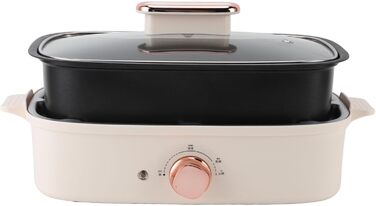 Багатофункціональні електричні каструлі та сковорідки, гарячі каструлі, покриття стіками, регульований контроль температури, кухонне приладдя (HEEPDDmh4gqn3xu6-11)