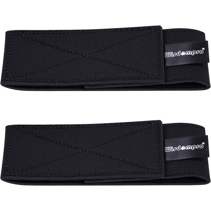 Еластичні стрічки wisdompro, 1 пара, 5 см x 33 см, застібка-липучка для стягування штанин та рукавів, ремінці-липучки для ходьби по воді, риболовлі, велоспорту, 5 см x 38 см