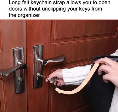 Органайзер для сумочки, органайзер для фетрової сумки, органайзер для сумки в сумці Внутрішні кишені органайзер для сумочки зі зні