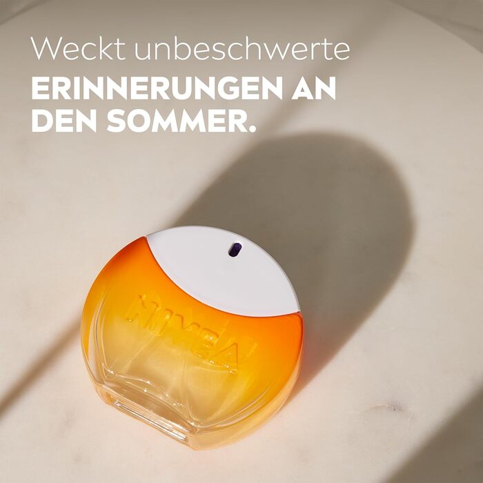 Туалетна вода NIVEA SUN, унісекс-парфуми з оригінальним ароматом сонцезахисного крему, літні, освіжаючі та в культовому флаконі для парфумів (30 мл) 30 мл (1 упаковка) Одинарний