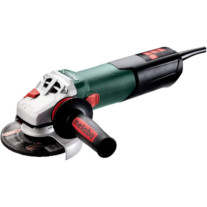 Кутова шліфувальна машина Metabo WA 13-125 Quick (603630000) Картонна коробка, 1350 Вт, діаметр диска 125 мм, швидкість холостого