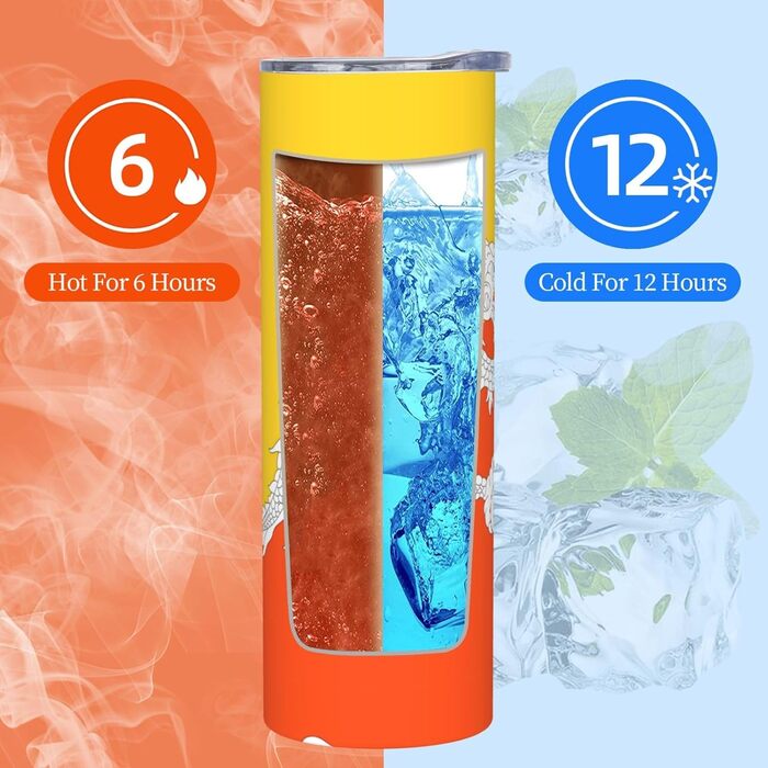 Кухоль з прямою трубочкою, дизайн прапор Королівства Бутан, дорожній кухоль з принтом, підходить для кемпінгу, офісу та дому, 590 мл