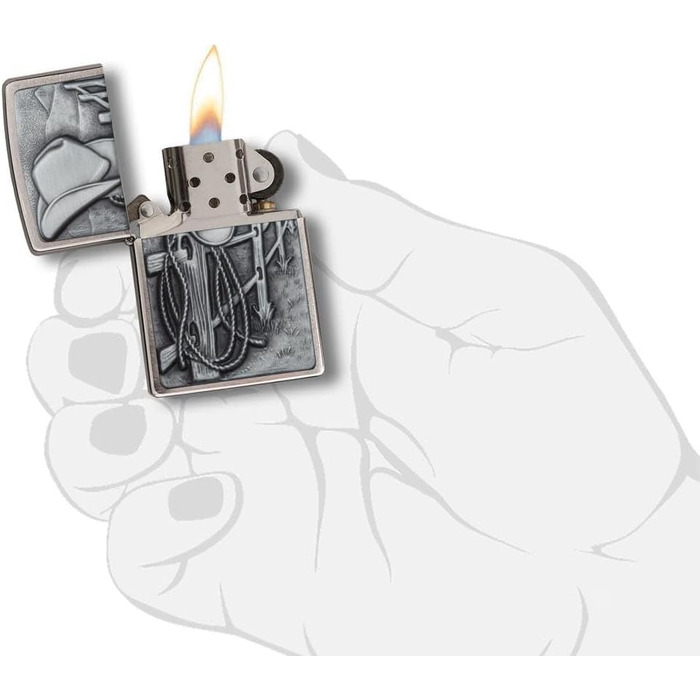 Запальничка  Zippo Матовий хром