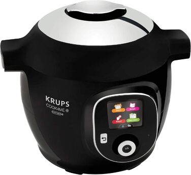 Мультиварка Krups CZ7158 Cook4Me Connect 1600 Вт електрична скороварка вкл. безкоштовний додаток управління через Bluetooth об'єм