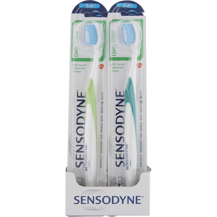 М'яка зубна щітка Sensodyne Daily Care, упаковка 12 шт.