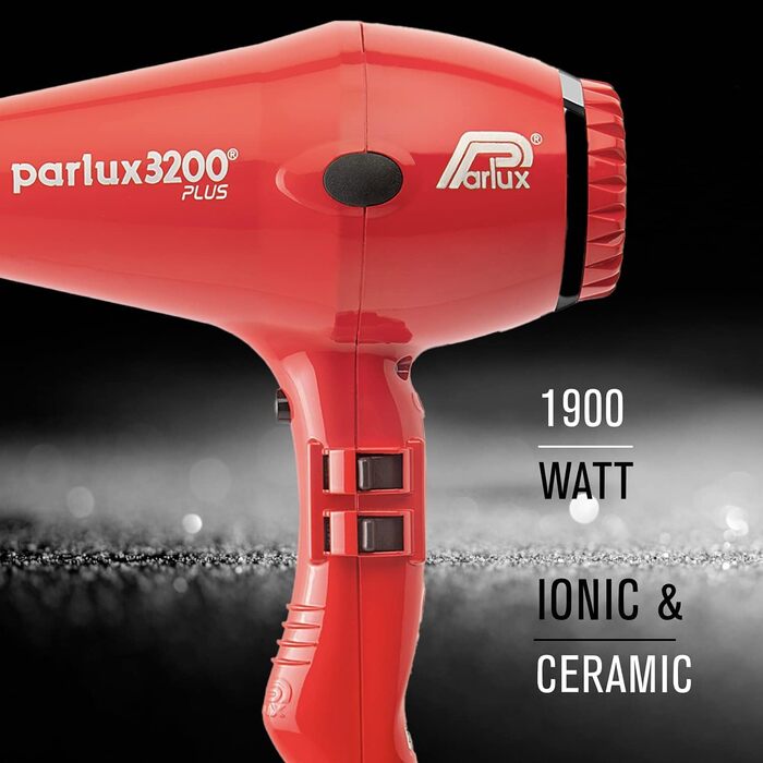 Фен Parlux 3200 Plus, червоний