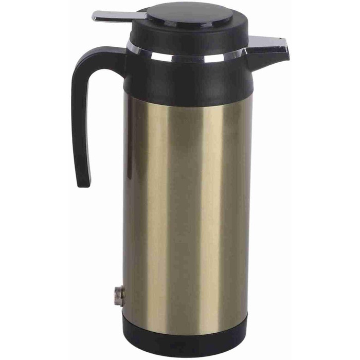 Електричний чайник Qiilu чайник 24V для вантажівки, 1000 ML автомобільний дорожній чайник з нержавіючої сталі чашка швидкого закип