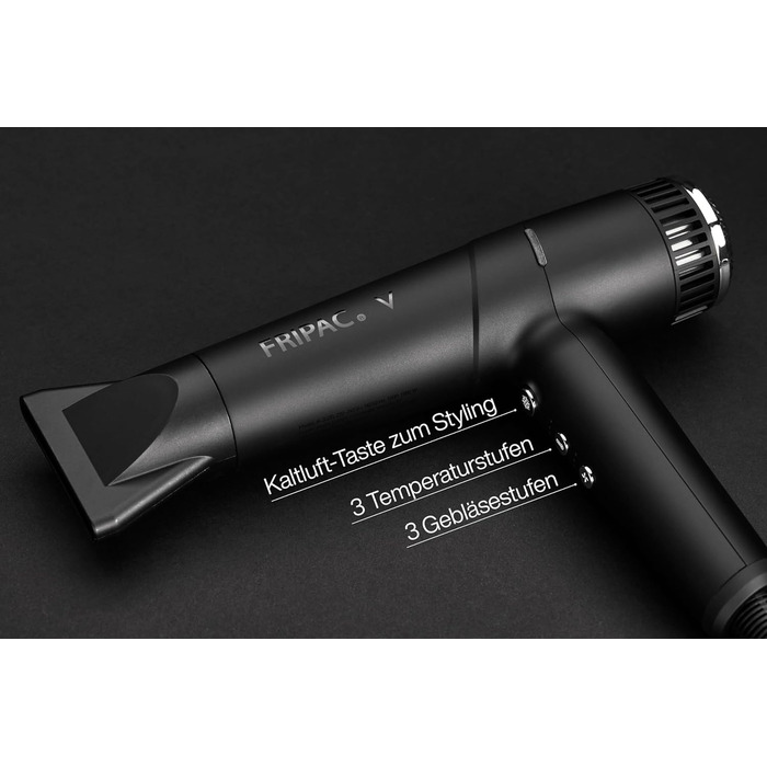 Фен Fripac V Фен з цифровим двигуном і функцією самоочищення Професійний фен