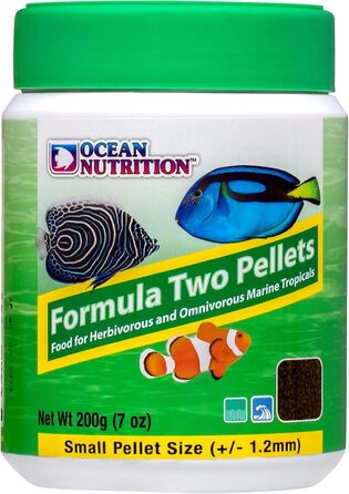 Пелети Ocean Nutrition Formula Two Marine Pellets Soft Moisture з низьким вмістом білка, маленькі, 200 г