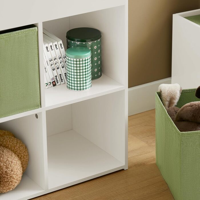 Дитяча книжкова полиця Дитяча книжкова полиця з 2 тканинними ящиками Полиця для іграшок Полиця для зберігання іграшок для дітей Ор