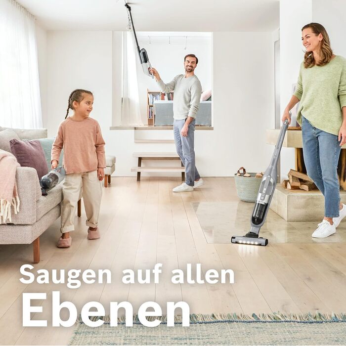 Побутова техніка Bosch Акумуляторний пилосос Flexxo 2 в 1 Series 4 BBH3K2801, акумуляторний ручний пилосос, без мішка, висока поту