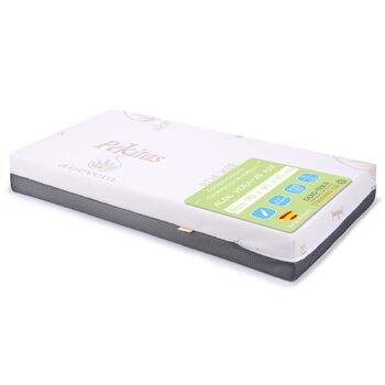 Матрац-колиска PEKITAS для сну, 90 x 40 см, товщина 10 см, гібридний, двосторонній, знімний чохол, можна прати, жорсткий, стабільний, дихаючий, захист від утоплення, для новонароджених