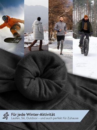 Дуже тепла термобілизна normani, чоловіча зимова лижна білизна з бавовни, розмір 6XL, антрацит