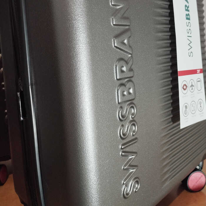 Валіза Swissbrand Enstone (L) Grey (SWB_LHENS801L)