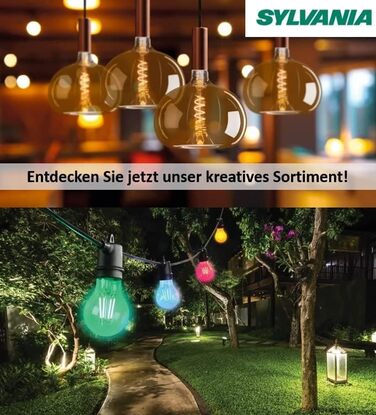 Зелена люмінесцентна лампа SYLVANIA T8, цоколь G13, 36 Вт/3140 люмен, термін служби 10000 год, лінійна форма, діаметр 26 мм, довжина 1200 мм, зелена лампа, регулювання яскравості, упаковка з