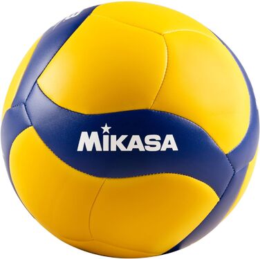 Тренувальний волейбольний м'яч Mikasa V360W-SL (FIVB Certified), Полегшений (200-220 г), Розмір 5, Для дітей та підлітків (6-12 років), Жовто-синій