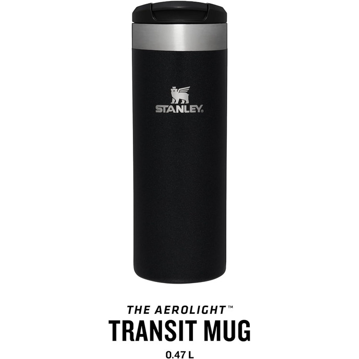 Термогорнятко STANLEY Aerolight Transit 0,47 л - Зберігає тепло протягом 6 годин - Можна мити в посудомийній машині - Термогорнятк